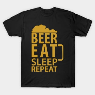 Beer Eat Sleep Repeat T-Shirt